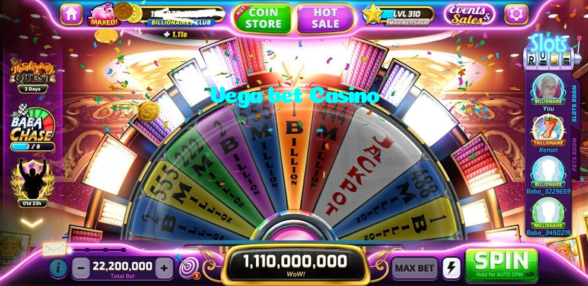 Vega bet Casino casino presented on mobile device in Pakistan with slots and live games