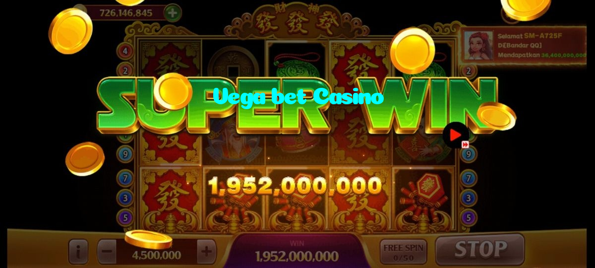 Vega bet Casino casino presented on mobile device in Pakistan with slots and live games